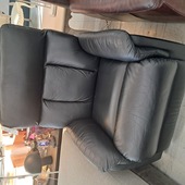Recliner Chair Lazy Boy Black Leather