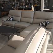 Chaise Baxter RAF PWR 2.5 Seater Grey/Flame