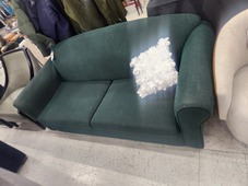 SOFA BED GREEN 3 SEATER