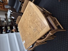 Oak Table & 4 Chairs