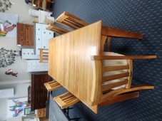MILL YARD NZ BEECH TABLE SET AND 6+ DINING SEATS