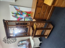 HALL COAT STAND WITH MIRROR + DRAWER OUTBACK