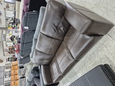 Bacari Vintage Brown Leather 3 Seater - ($3799 New)