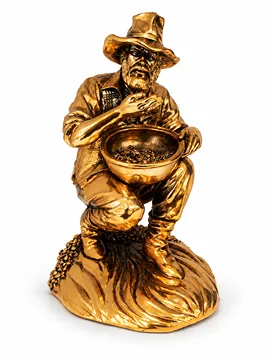 Bronze gold panner