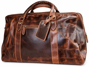 Leather overnight travel bag Wilson sandal