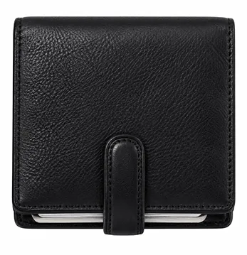 Leather heritage collection men's RFIDBI-FOLD wallet black