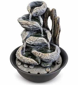 Water feature natural rock pools warm