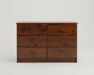 Kingston 6 Drawer Lowboy | Pine