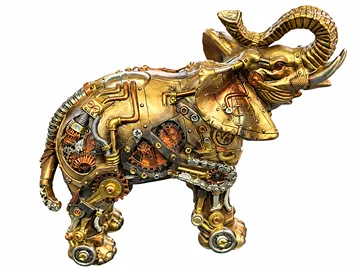 Elephant steampunk