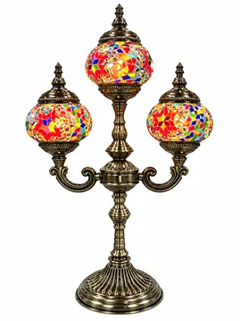 Turkish lamp with 3 bulb's