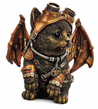 Cat with goggles steampunk